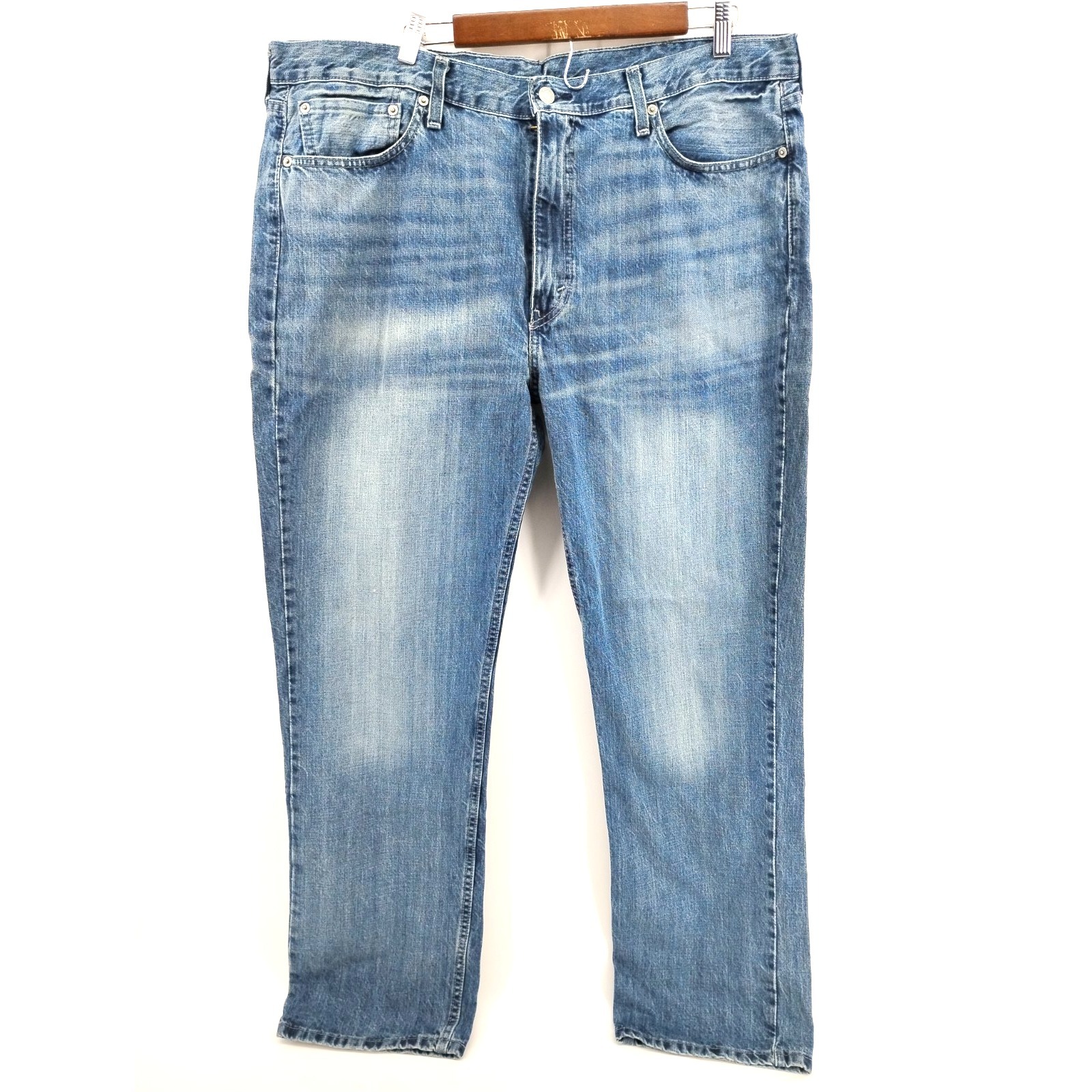 Levi's 514 Size 40x32 Straight Fit Mens Jeans Faded Medium Wash